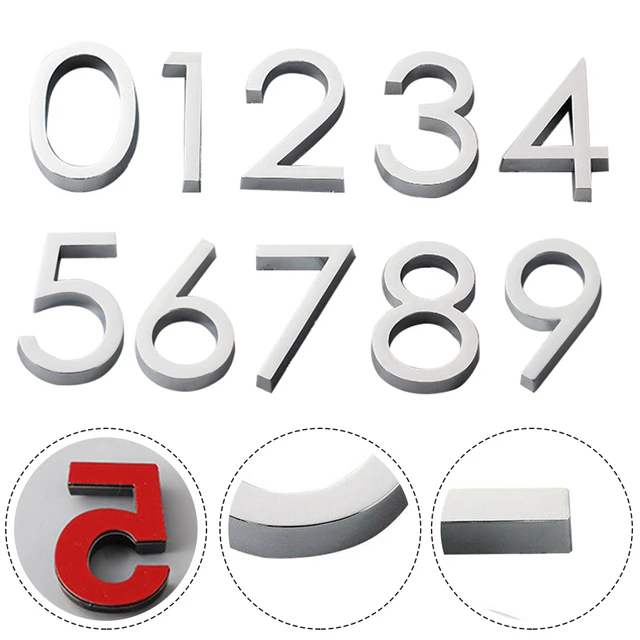 decorative numbers for house