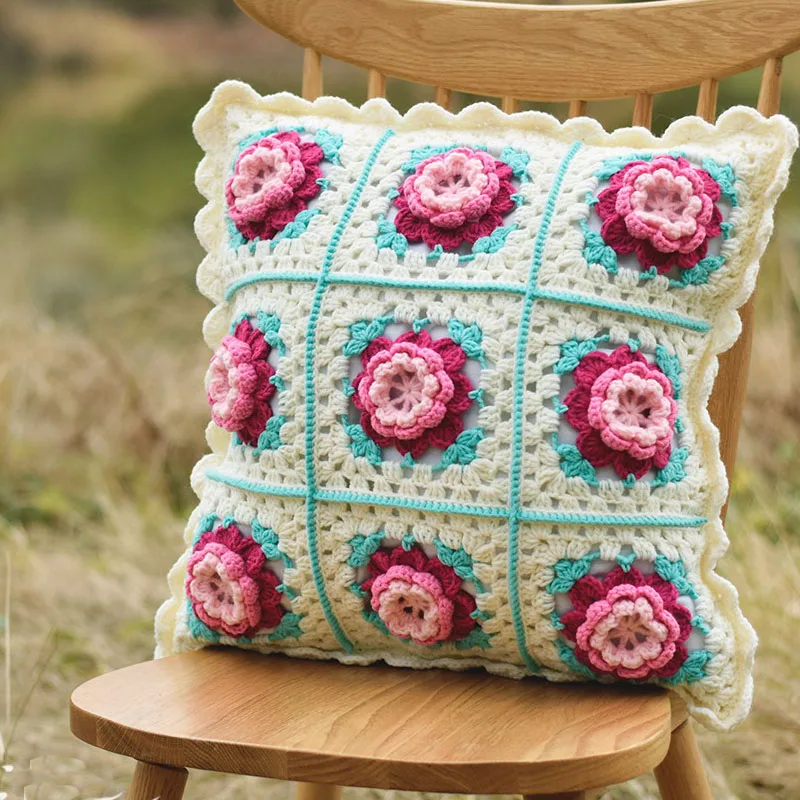 how to crochet a pillow