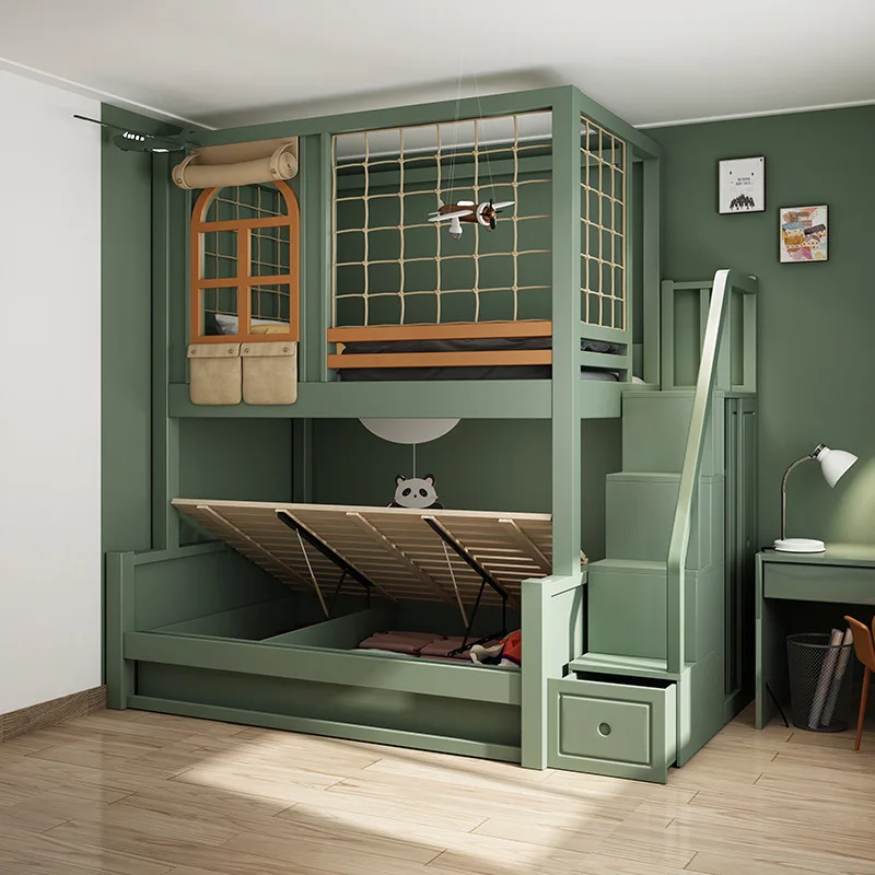 Bunk bed with slide