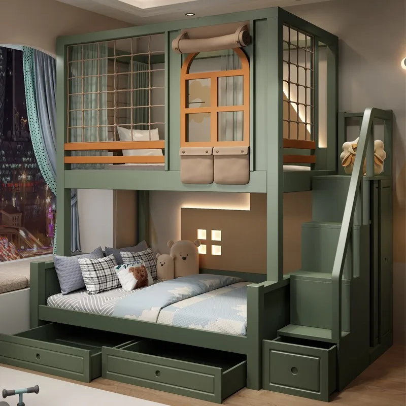 Bunk bed with slide