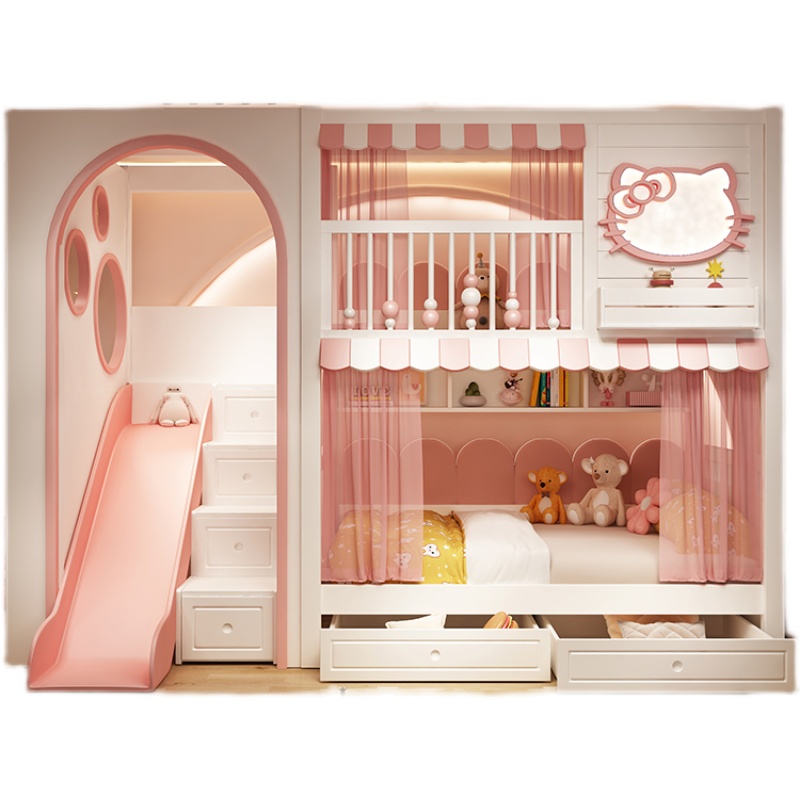 princess bed with slide