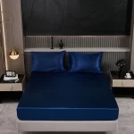 blue coverlet