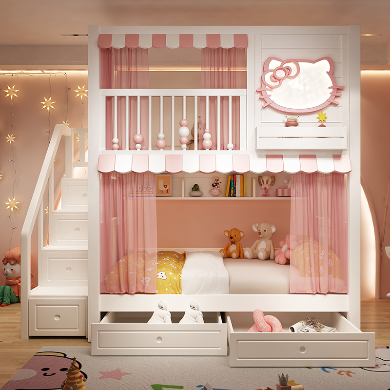 princess bed with slide