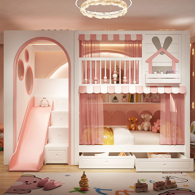 princess bed with slide