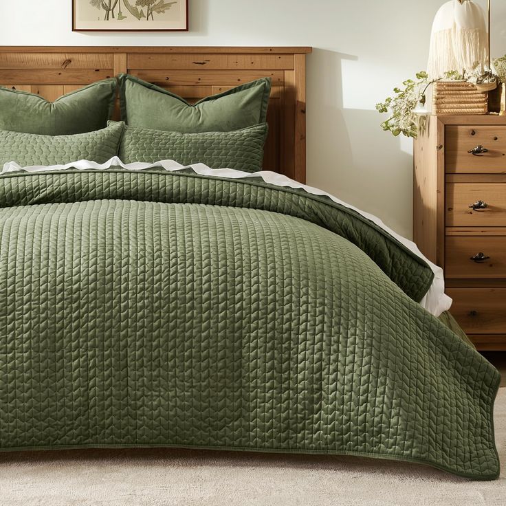 green coverlet