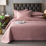 pink coverlet