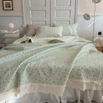 how to layer a bed with a coverlet