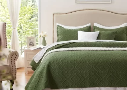 green coverlet